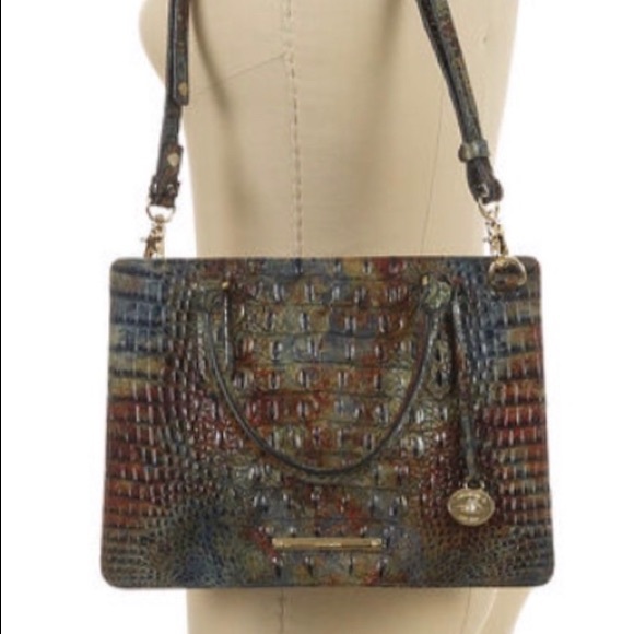 SOLD 10.18.20 BRAHMIN SMALL CAMILLE CEDAR SATCHEL - Picture 4 of 16